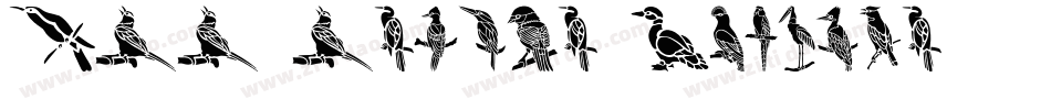 HFF Floral Stencil字体转换